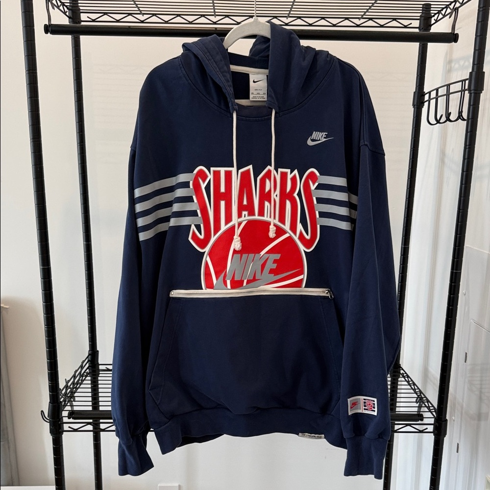 Nike Men's Dark Blue Sharks Hoodie